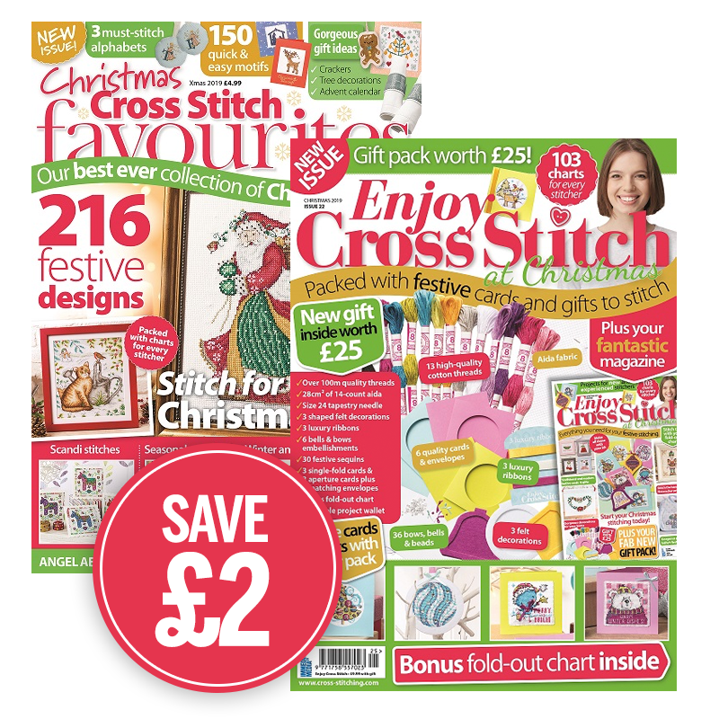 Enjoy Cross Stitch Xmas and Cross Stitch Favourites Xmas 2019 Bundle